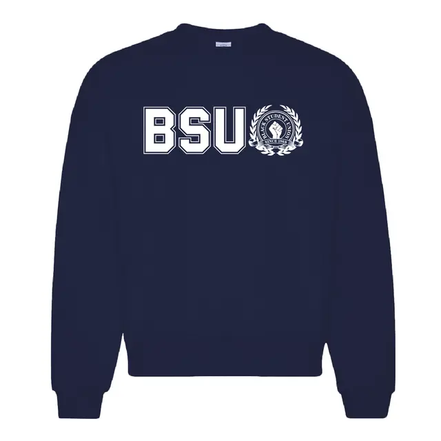 Black Student Union Block Lettering Emblem PR Crewneck 2