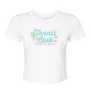 Tennis Club Pastel Racket Text PR Shirt 2