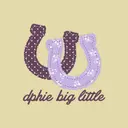 Delta Phi Epsilon Polka Dot Horseshoes Big Little Reveal Tank