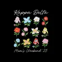 Kappa Delta Colorful Floral Mom's Weekend Sweater