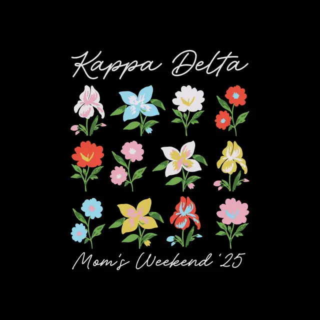 Kappa Delta Colorful Floral Mom's Weekend Sweater