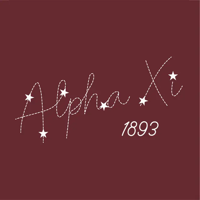 Alpha Xi Delta Starry Script PR Hoodie