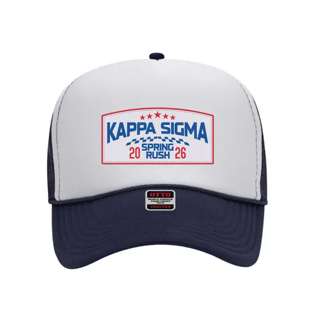 Kappa Sigma Block Lettering Stars Rush Hat 2