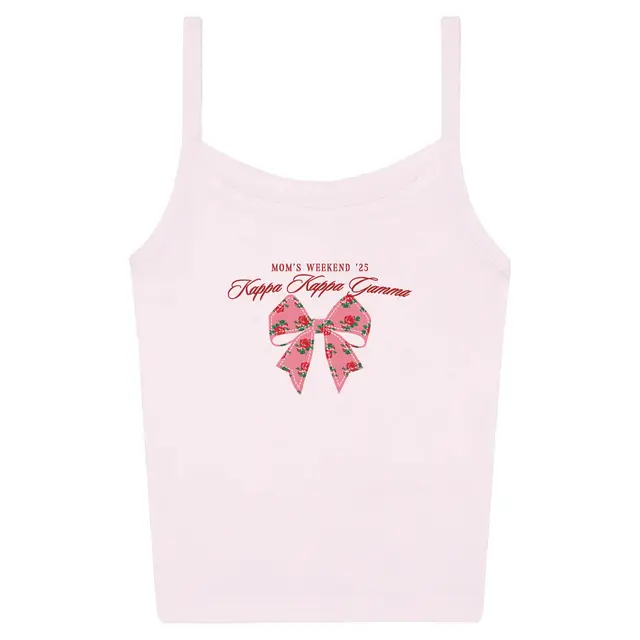 Kappa Kappa Gamma Floral Bow Mom's Weekend Tank 2