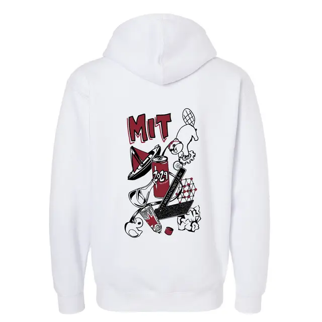 MIT Campus Beaver Illustration Club Hoodie 2