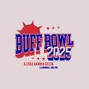 Alpha Gamma Delta Buff Bowl Varsity Collegiate Graphic PR Shirt