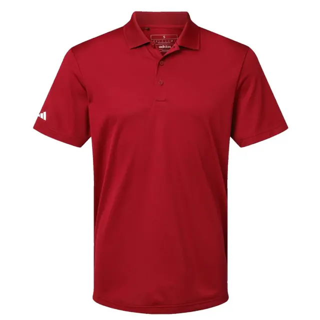 Adidas Basic Sport Polo a430 Powder Red Front