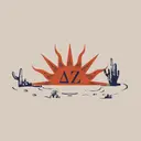 Delta Zeta Desert Sun and Cactus PR Shirt
