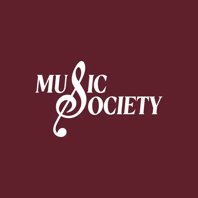 Music Society Treble Clef Text PR Crewneck