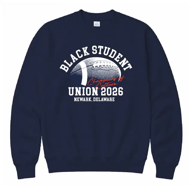 Black Student Union Football Graphic PR Crewneck 2