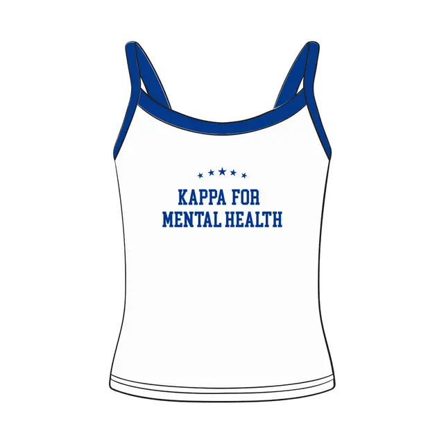 Kappa Kappa Gamma Block Lettering Stars Philanthropy Tank 2