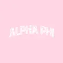 Alpha Phi Floral Pattern Text PR Hoodie