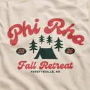 Phi Sigma Rho Whimsical Tent and Trees Retreat Shirt