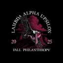 Lambda Alpha Upsilon Eagle with Ribbon Fall Philanthropy Shirt
