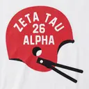 Zeta Tau Alpha Football Helmet Game Day Shirt
