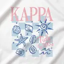 Kappa Shells and Starfish Graphic Rush Sweater