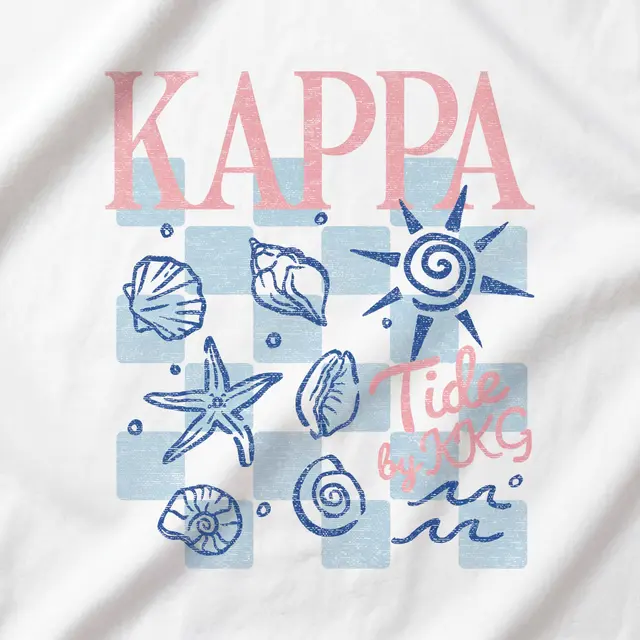 Kappa Shells and Starfish Graphic Rush Sweater
