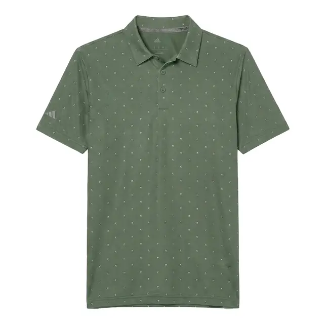 Adidas Men's Ultimate365 Pine Tree Polo - A574 Green Oxide Black Front