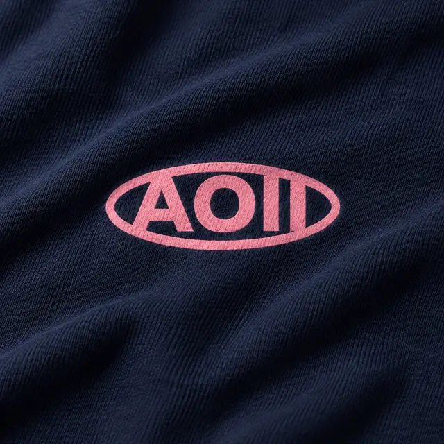 Alpha Omicron Pi Oval Outline Graphic PR Tank