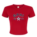 Gamma Phi Beta Bold Star Design PR Shirt 2