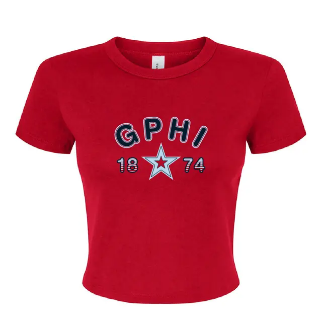 Gamma Phi Beta Bold Star Design PR Shirt 2