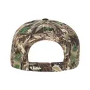 OTTO CAP Camouflage 5 Panel Mid Profile Baseball Cap Lt.Lod Brn Kly Front