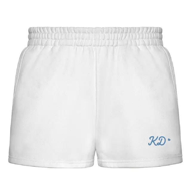Kappa Delta Script Text with Blue Heart PR Shorts 2