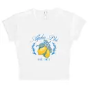 Alpha Phi Script Lemon Illustration PR Shirt 2