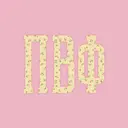 Pi Beta Phi Floral Text PR Crewneck
