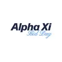 Alpha Xi Delta Bold Script Text Bid Day Hat