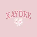 Kappa Delta Kaydee Text with Heart Lace Bid Tanks