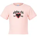 Alpha Chi Omega Flaming Heart Bid Day Shirt 2