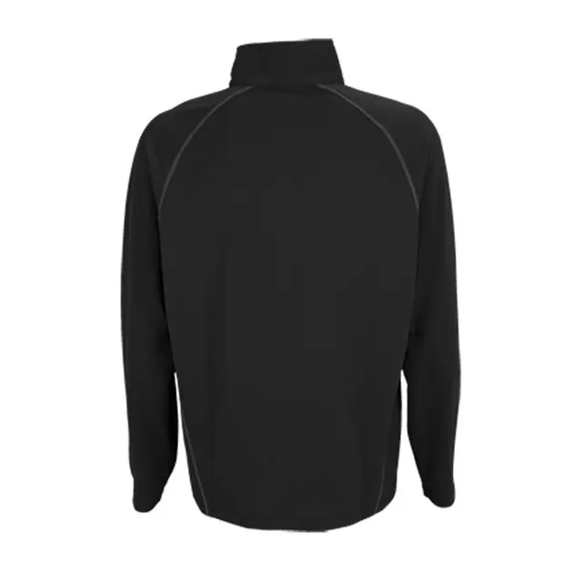 Customizable Vansport Performance Pullover 3470 Black Back