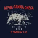 Alpha Gamma Omega Bear Landscape PR Shirt