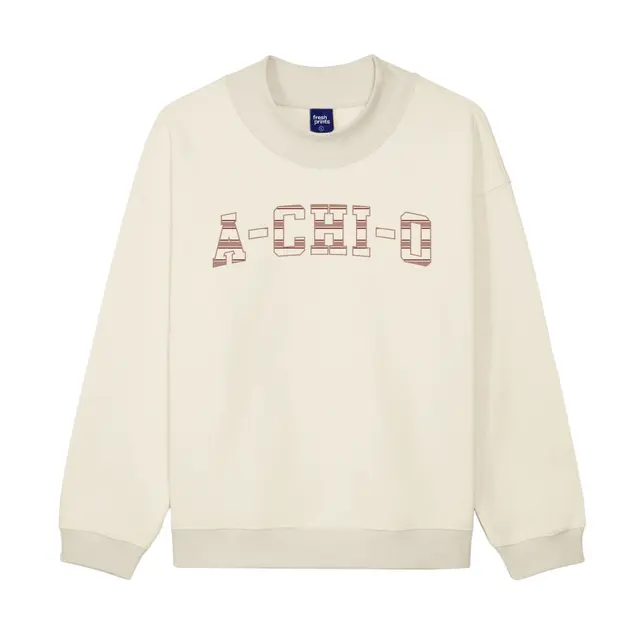 Alpha Chi Omega Striped Block Lettering PR Sweater 2