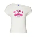 Delta Zeta Football Helmet and Roses PR Shirt 2