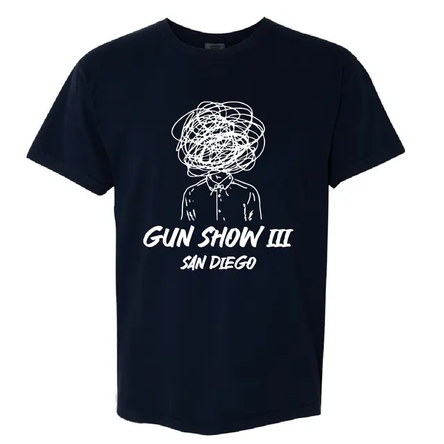 GUN SHOW III Swirling Lines Graphic Club Shirt 2