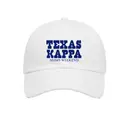 Kappa Kappa Gamma Bold Blue Text Parent's Weekend Hat 2