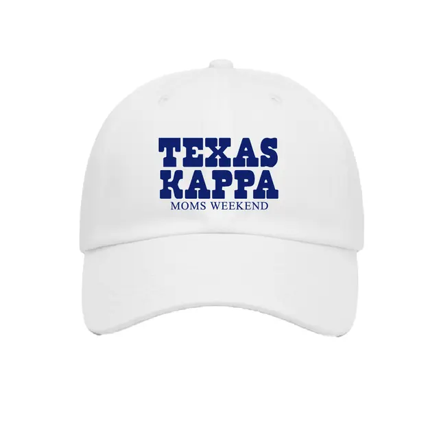 Kappa Kappa Gamma Bold Blue Text Parent's Weekend Hat 2
