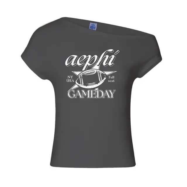 Alpha Epsilon Phi Star Football Game Day Shirt 2