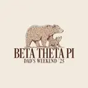 Beta Theta Pi Bear Family Dad's Weekend Crewneck