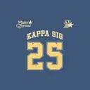 Kappa Sigma Bold Number and Star Winter Formal Hoodie