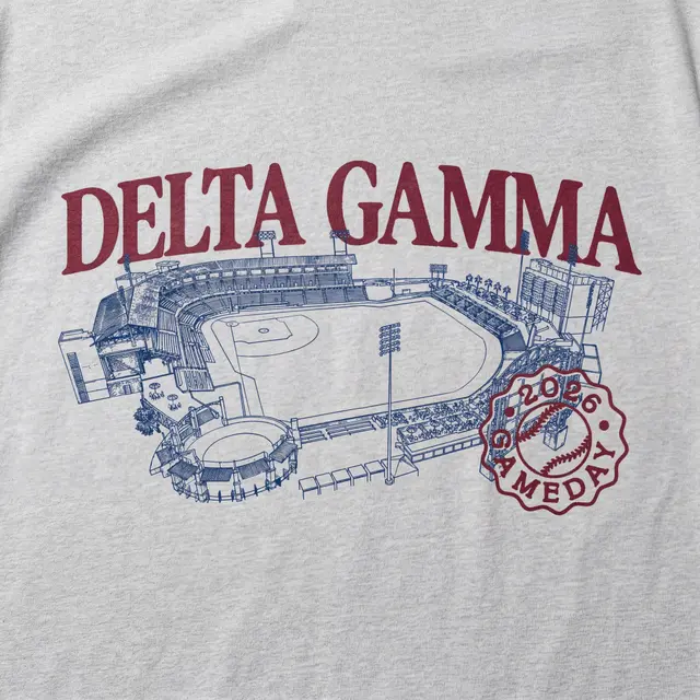 Delta Gamma Stadium Illustration Game Day Shirt