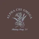 Alpha Chi Omega Floral Bouquet Holiday Party Hoodie