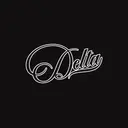 Delta Delta Delta Outline Script Text PR Tank