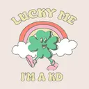 Kappa Delta Lucky Cartoon Shamrock PR Shirt