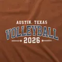 Volleyball Club Block Lettering Established Year Crewneck