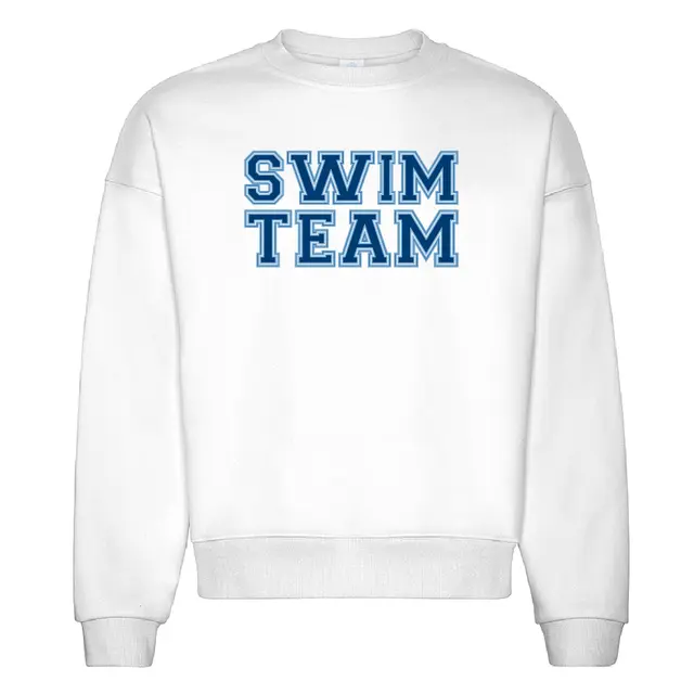 Swim Team Block Lettering PR Crewneck 2