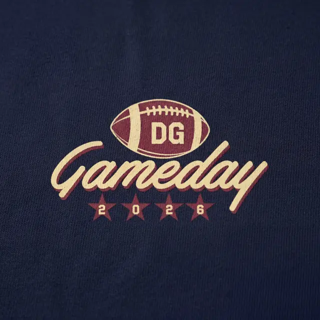 Delta Gamma Football Graphic Game Day Crewneck