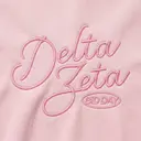 Delta Zeta Script Lettering Bid Day Tank